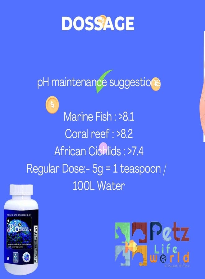 VAYINATO Aquatic Remedies R2O Pro Ph Buffer | Raise and Stabilize The Ph in Both Marine and Fresh Water Aquarium 300g - Image 3